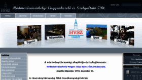 What Hodtav.hu website looked like in 2017 (6 years ago)