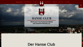 What Hanseclub-ffo.de website looked like in 2017 (6 years ago)