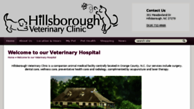 What Hillsboroughvetclinic.com website looked like in 2017 (6 years ago)