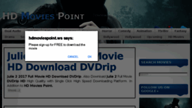 What Hdmoviespoint.ws website looked like in 2017 (6 years ago)