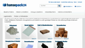 What Hansepack24.com website looked like in 2017 (6 years ago)