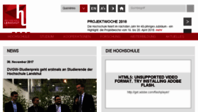 What Haw-landshut.de website looked like in 2017 (6 years ago)