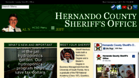 What Hernandosheriff.org website looked like in 2017 (6 years ago)