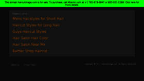 What Haircutimage.com website looked like in 2017 (6 years ago)