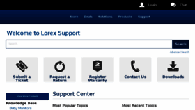 What Help.lorextechnology.com website looked like in 2017 (6 years ago)
