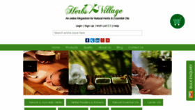 What Herbsvillage.com website looked like in 2017 (6 years ago)