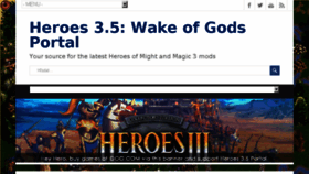 What Heroes3wog.net website looked like in 2017 (6 years ago)