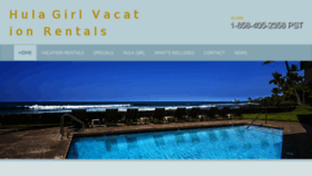 What Hulagirlvacationrentals.com website looked like in 2017 (6 years ago)