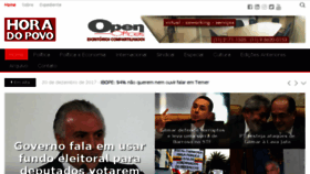 What Horadopovo.org.br website looked like in 2017 (6 years ago)