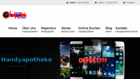 What Handyapotheke.ch website looked like in 2017 (6 years ago)