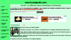 What Homejardin.com website looked like in 2017 (6 years ago)