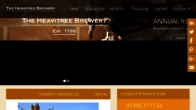 What Heavitreebrewery.co.uk website looked like in 2017 (6 years ago)