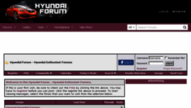 What Hyundaiforum.com website looked like in 2017 (6 years ago)