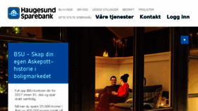 What Haugesund-sparebank.no website looked like in 2017 (6 years ago)