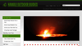 What Hawaiioutdoorguides.com website looked like in 2017 (6 years ago)