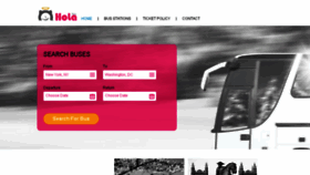 What Holabus.com website looked like in 2017 (6 years ago)