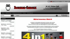 What Hema-imex.de website looked like in 2017 (6 years ago)