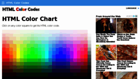 What Html-color-codes.info website looked like in 2017 (7 years ago)