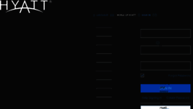 What Hyatt.com website looked like in 2018 (6 years ago)
