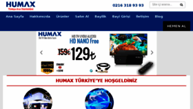 What Humaxmarketim.com website looked like in 2018 (6 years ago)