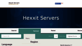 What Hexxitservers.com website looked like in 2018 (6 years ago)
