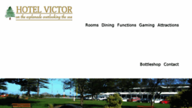 What Hotelvictor.com.au website looked like in 2018 (6 years ago)