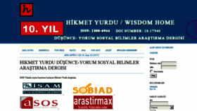 What Hikmetyurdu.com website looked like in 2018 (6 years ago)