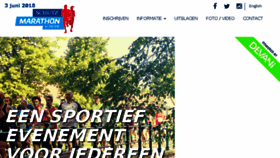 What Hoornmarathon.nl website looked like in 2018 (6 years ago)