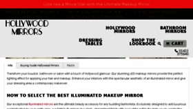What Hollywoodmirrors.co.uk website looked like in 2018 (6 years ago)