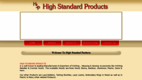 What Highstandardproduct.com website looked like in 2018 (6 years ago)
