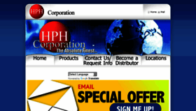 What Hphcorp.com website looked like in 2018 (6 years ago)