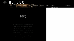 What Hotboxlondon.com website looked like in 2018 (6 years ago)