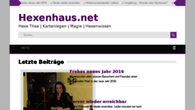 What Hexenhaus.net website looked like in 2018 (6 years ago)