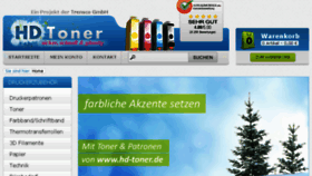 What Hd-toner.de website looked like in 2018 (6 years ago)