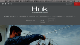 What Hukgear.com website looked like in 2018 (6 years ago)