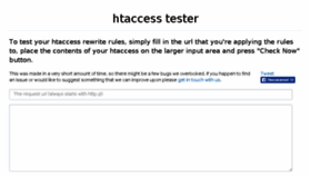 What Htaccess.madewithlove.be website looked like in 2018 (6 years ago)