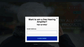 What Hearingamplifier.com website looked like in 2018 (6 years ago)