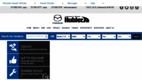 What Hublermazda.com website looked like in 2018 (6 years ago)