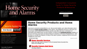 What Homesecurityandalarms.com website looked like in 2011 (12 years ago)