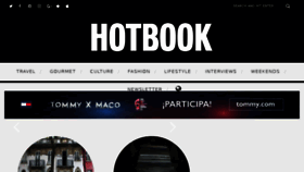 What Hotbook.com.mx website looked like in 2018 (6 years ago)