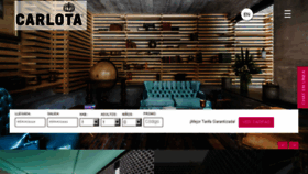 What Hotelcarlota.com.mx website looked like in 2018 (6 years ago)
