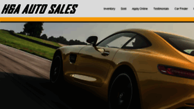 What Handaautosales.com website looked like in 2018 (6 years ago)