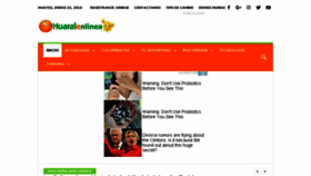 What Huaralenlinea.com website looked like in 2018 (6 years ago)