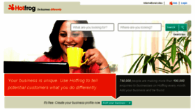 What Hotfrog.in website looked like in 2018 (7 years ago)