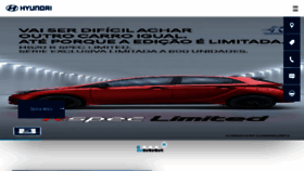 What Hyundai.com.br website looked like in 2018 (8 years ago)
