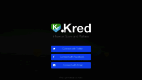 What Home.kred website looked like in 2018 (6 years ago)