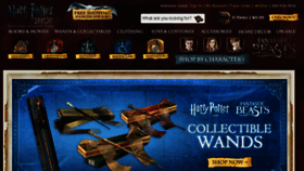 What Harrypottershop.com website looked like in 2018 (6 years ago)