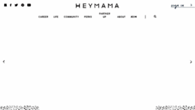 What Heymama.co website looked like in 2018 (6 years ago)