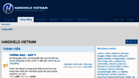 What Handheld.com.vn website looked like in 2018 (8 years ago)