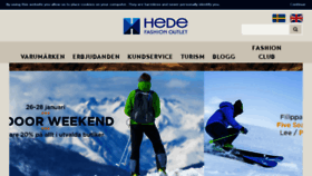 What Hedefashionoutlet.se website looked like in 2018 (6 years ago)